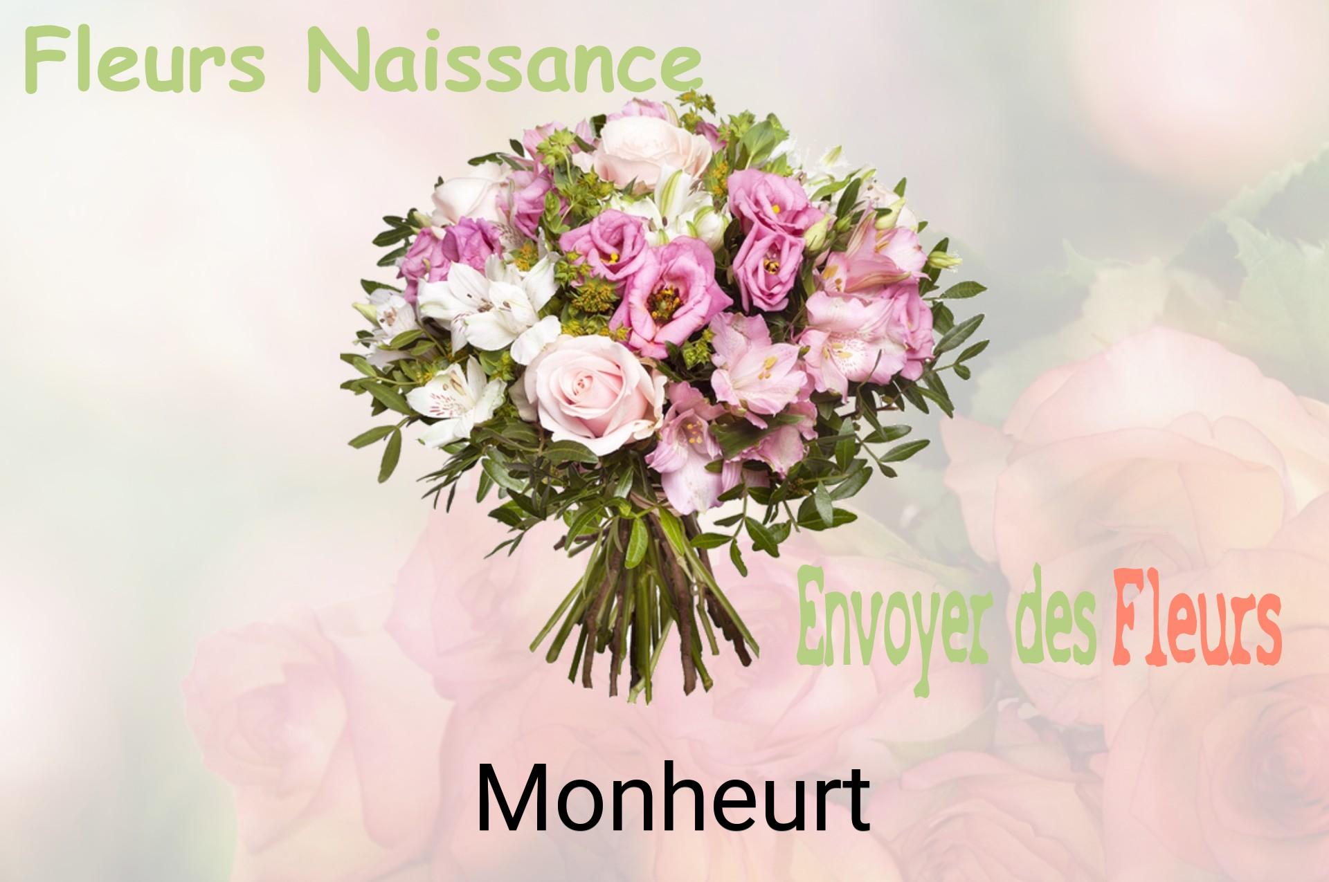 Bouquet de fleurs de naissance livré à Monheurt
